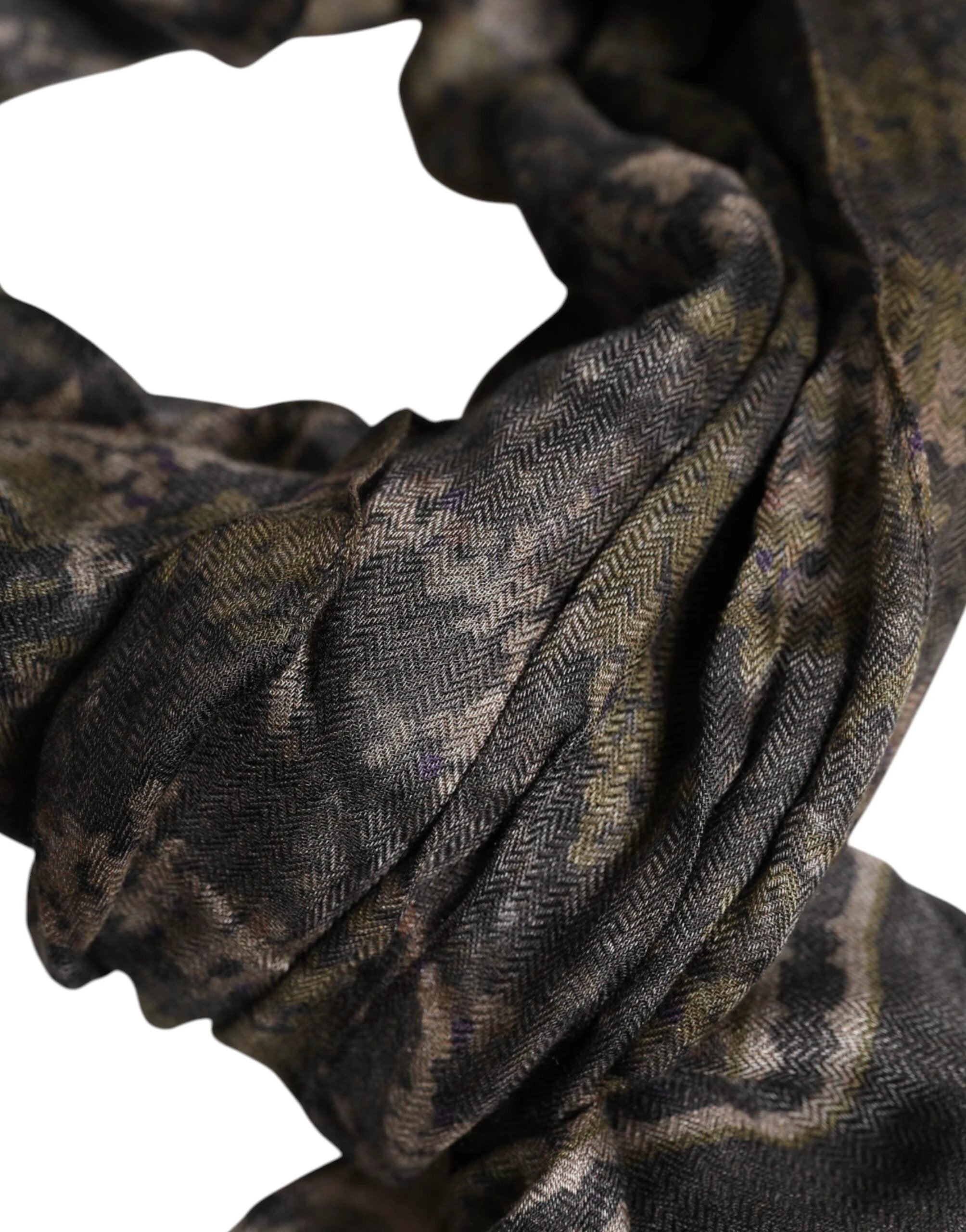 Dolce & Gabbana Camouflage Neck Warmer Wrap Foulard Scarf by Dolce & Gabbana