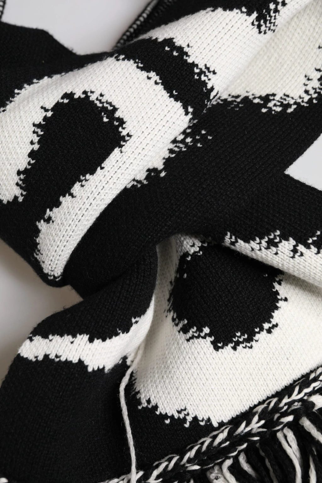 Dolce & Gabbana Black Logo Neck Warmer Wrap Men Shawl Scarf by Dolce & Gabbana