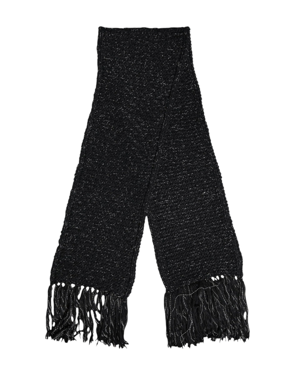 Dolce & Gabbana Black Cashmere Neck Warmer Wrap Shawl Scarf by Dolce & Gabbana