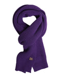 Dolce & Gabbana Purple DG Logo Neck Warmer Wrap Shawl Scarf by Dolce & Gabbana