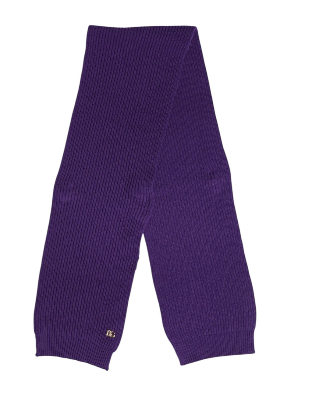 Dolce & Gabbana Purple DG Logo Neck Warmer Wrap Shawl Scarf by Dolce & Gabbana