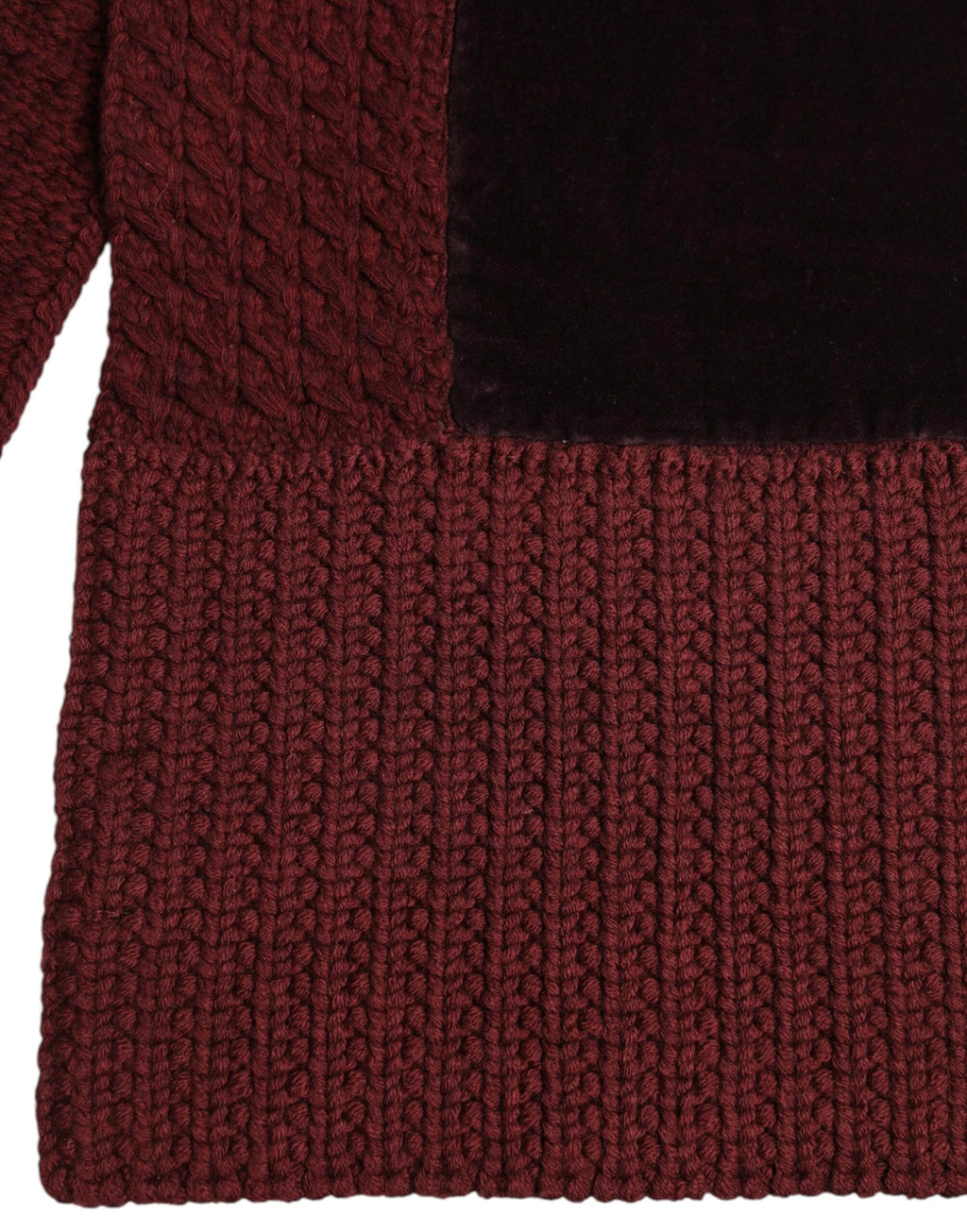 Dolce & Gabbana Maroon Black Neck Warmer Wrap Shawl Scarf by Dolce & Gabbana