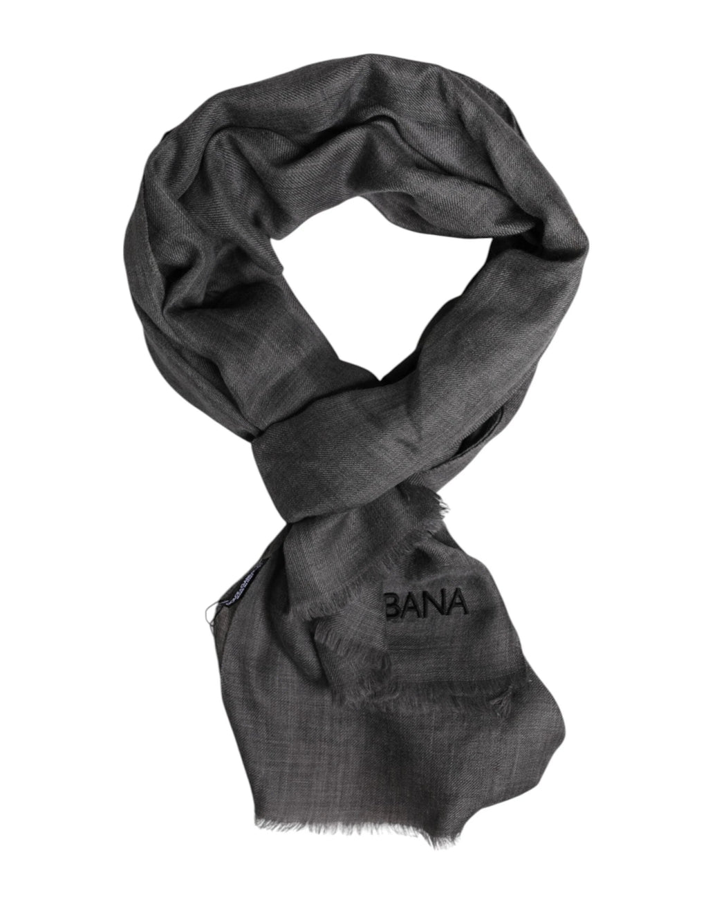 Cache-cou/châle Dolce &amp; Gabbana gris à logo imprimé
