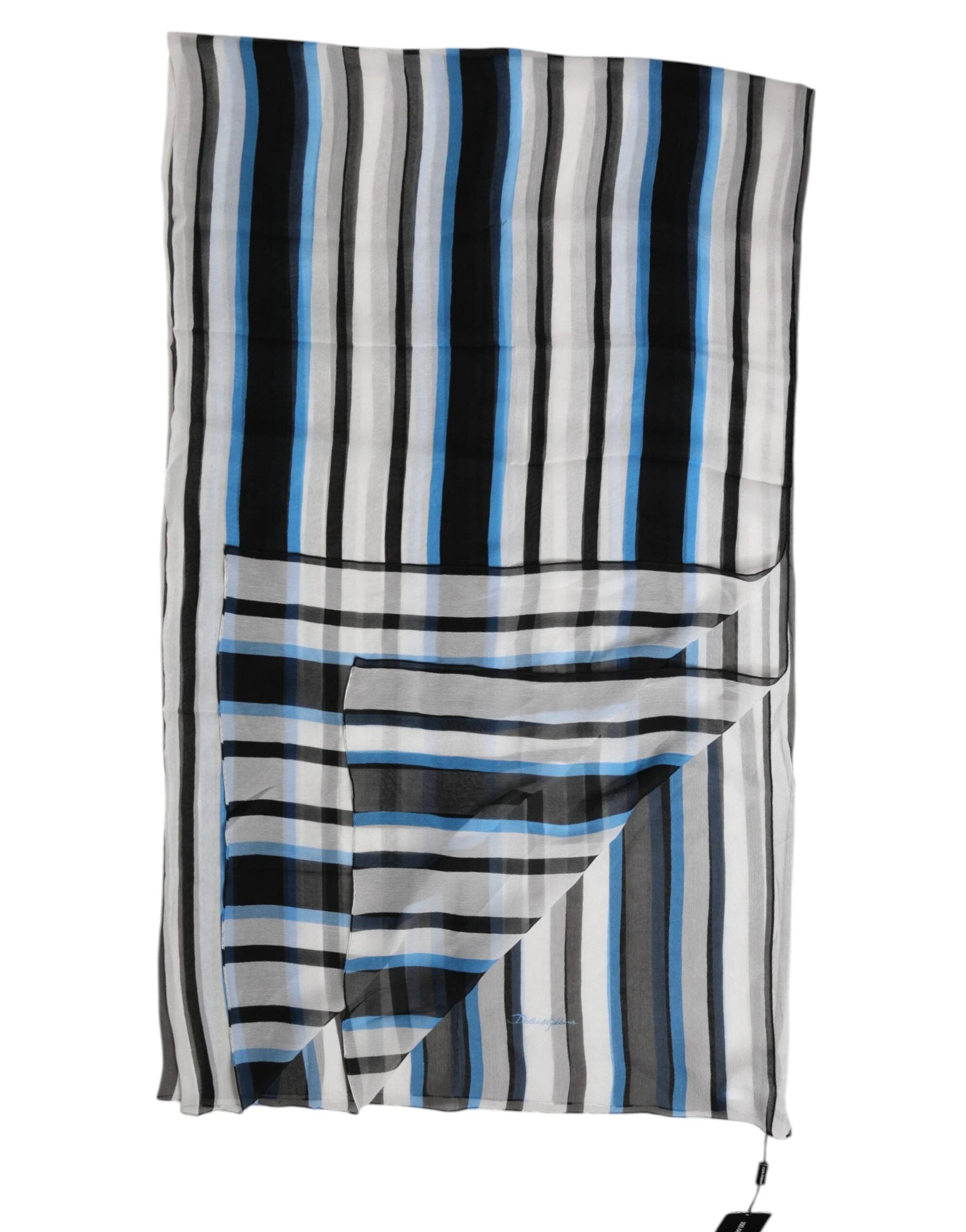 Dolce & Gabbana Multicolor Striped Neck Warmer Wrap Scarf by Dolce & Gabbana