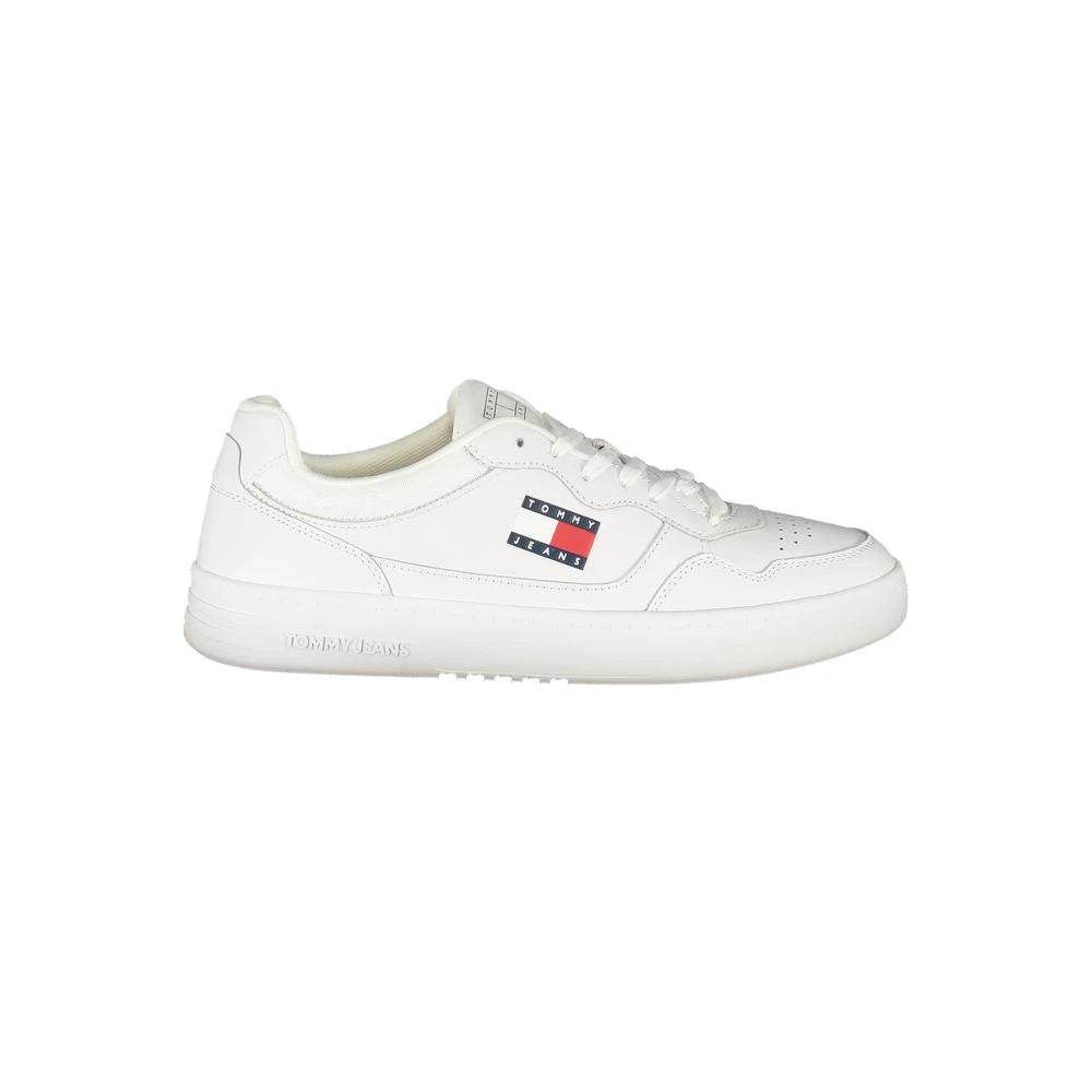 Tommy Hilfiger Bianco Polyurethane Men's Sneaker Tommy Hilfiger