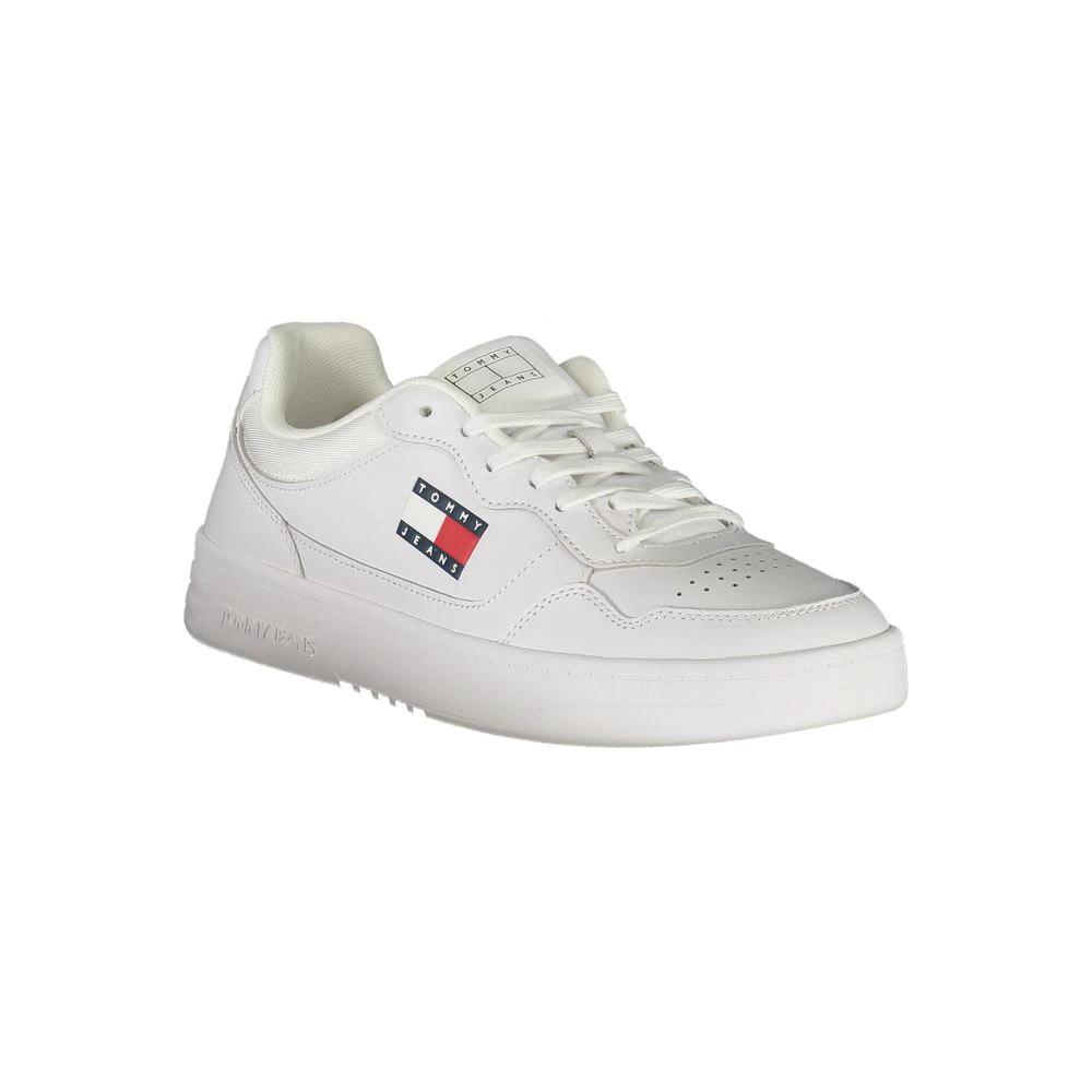 Tommy Hilfiger Bianco Polyurethane Men's Sneaker Tommy Hilfiger