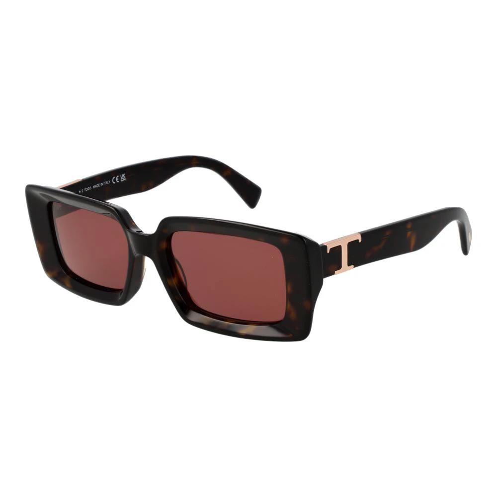 Tod's Brown Acetate Sunglasses by Tod's