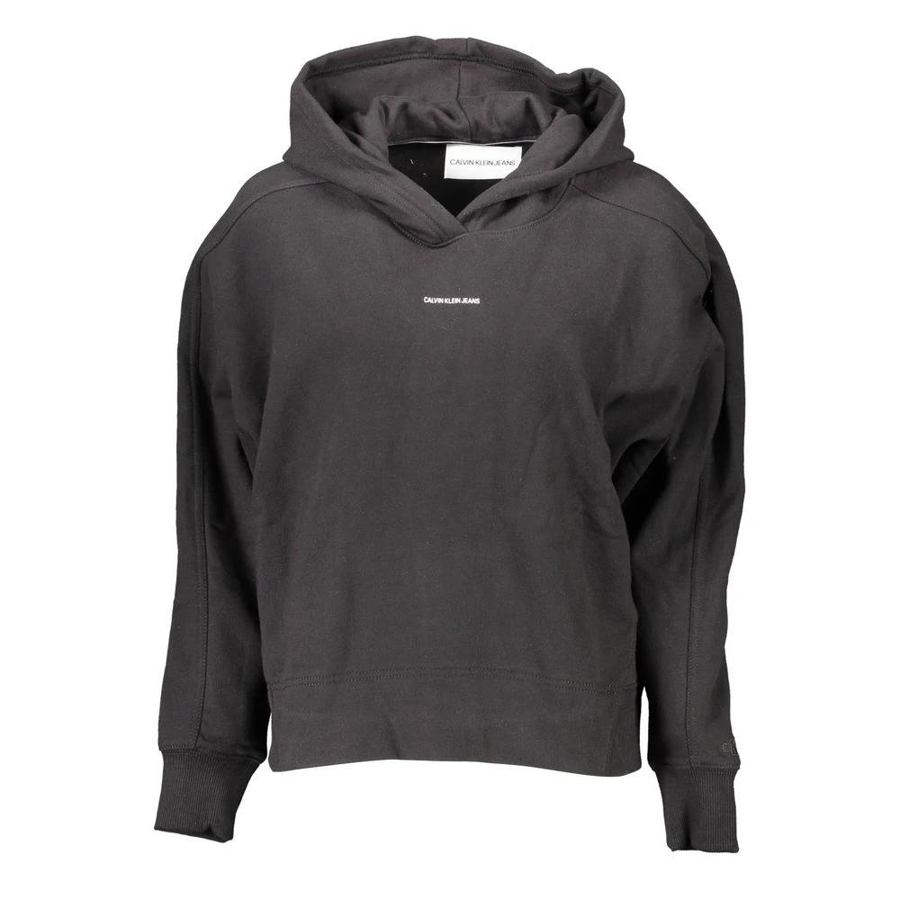 Calvin Klein Black Cotton Women's Hoodie by Calvin Klein