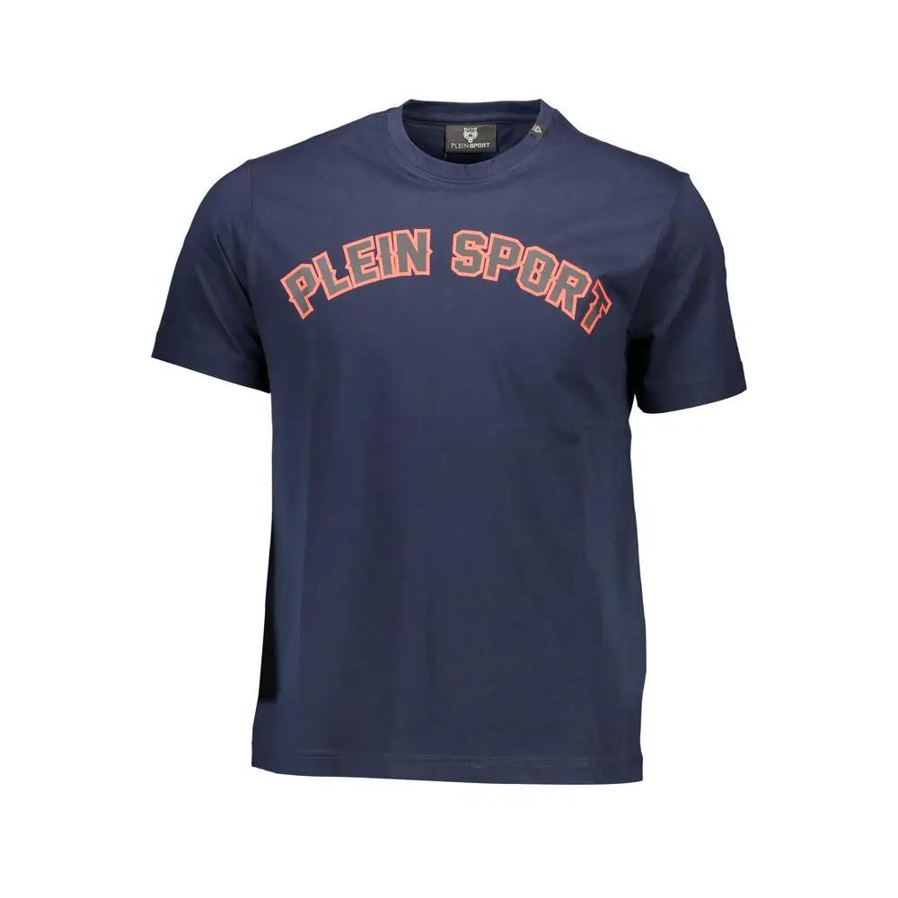 Plein Sport Blue Cotton Men's T-Shirt