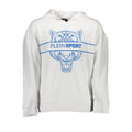 Plein Sport White Cotton Men's Hooded Sweatshirt by Plein Sport