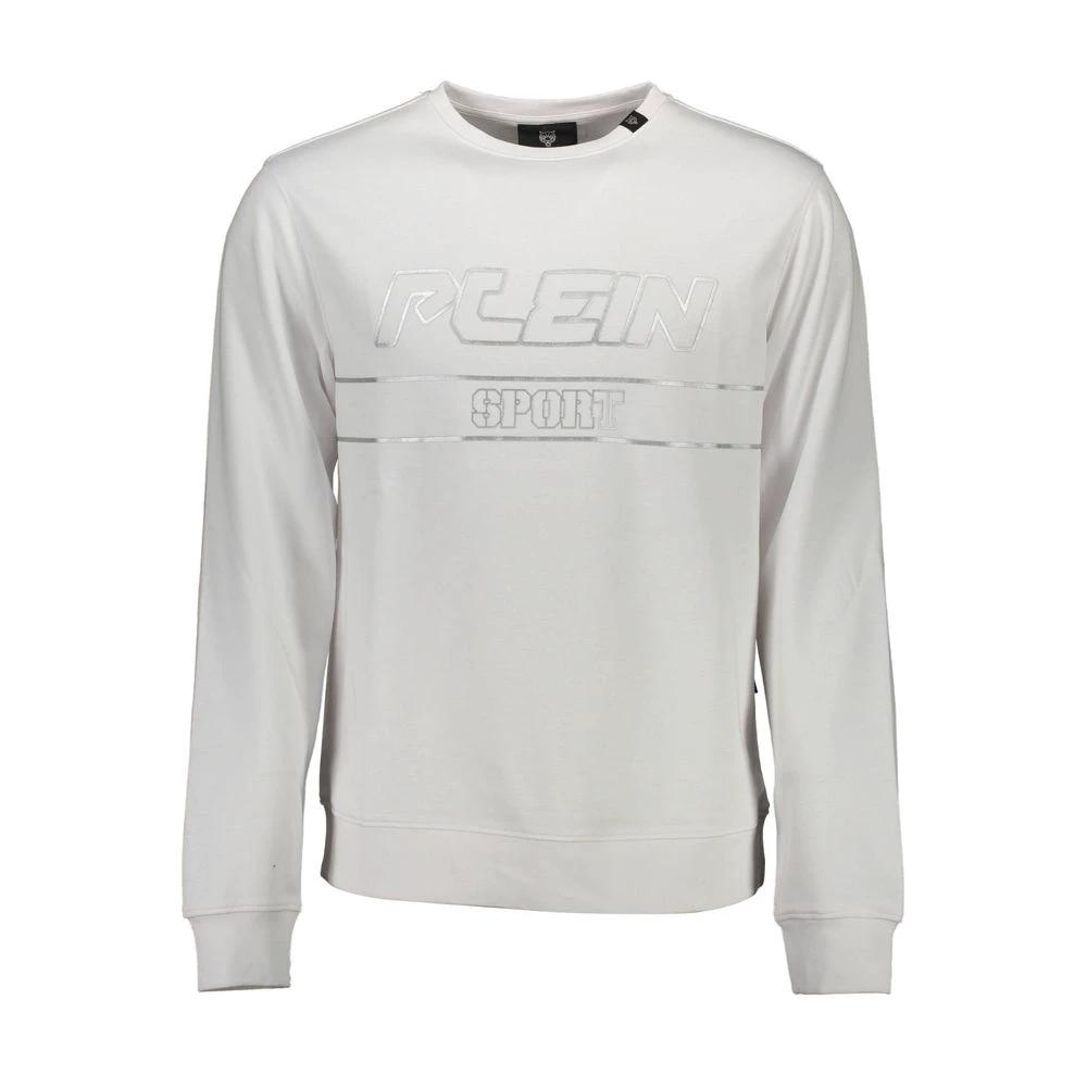 Plein Sport Bianco Cotton Men Sweatshirt by Plein Sport