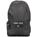 Tommy Hilfiger Black Recycled Polyester Men Backpack by Tommy Hilfiger