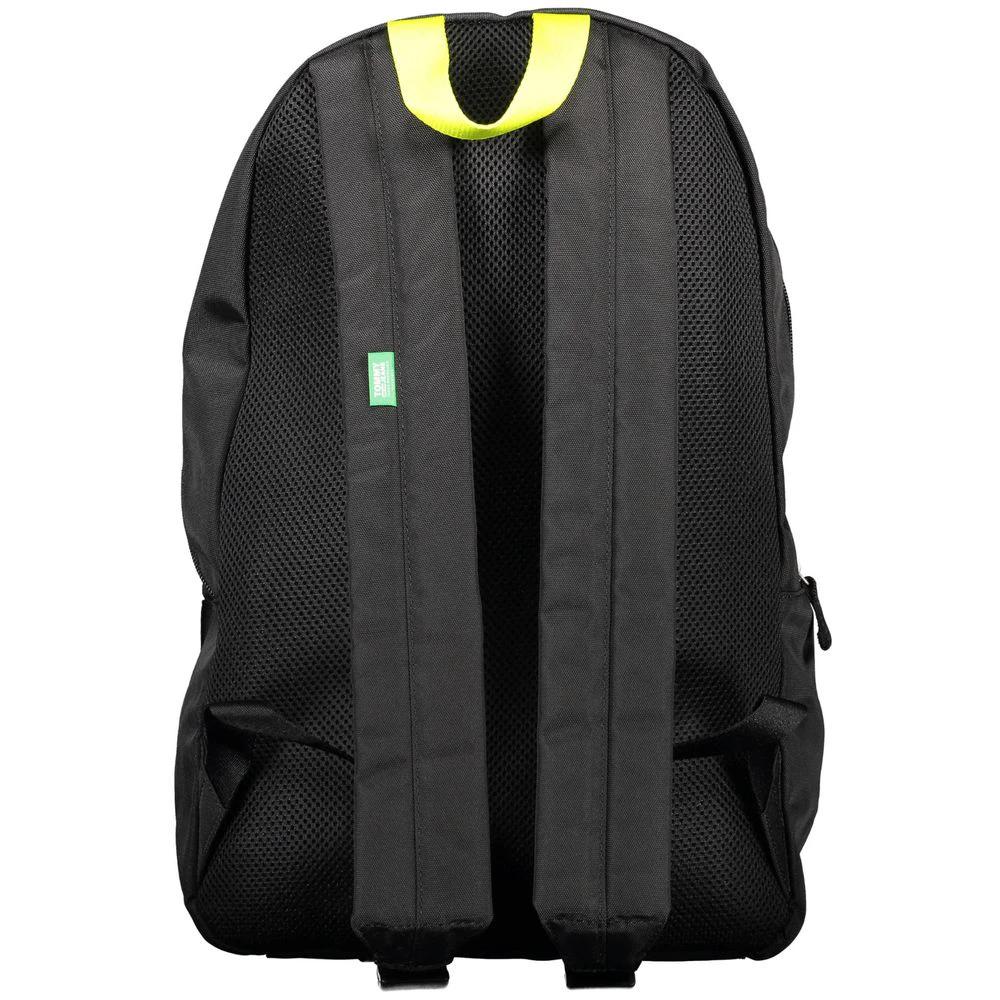 Tommy Hilfiger Black Recycled Polyester Men Backpack by Tommy Hilfiger