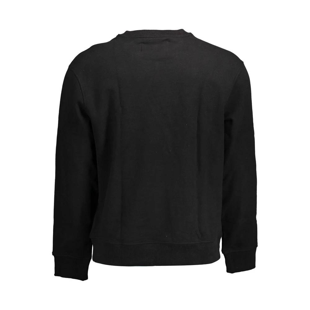Calvin Klein Black Cotton Men's Sweatshirt by Calvin Klein
