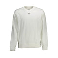 Calvin Klein White Cotton Men Sweatshirt by Calvin Klein