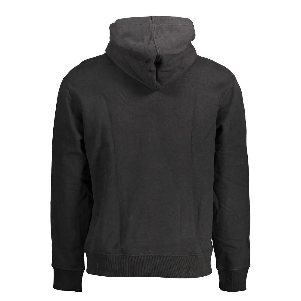 Calvin Klein Black Cotton Men Sweatshirt by Calvin Klein