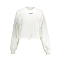 Calvin Klein Bianco Cotton Woman Sweatshirt by Calvin Klein