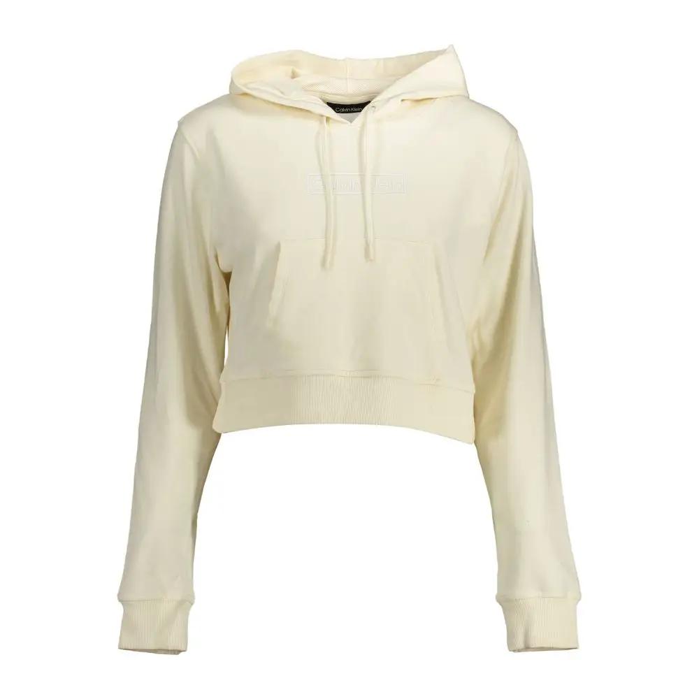 Calvin Klein Bianco Cotton Women Sweatshirt
