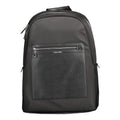 Calvin Klein Black Polyester Men Backpack by Calvin Klein