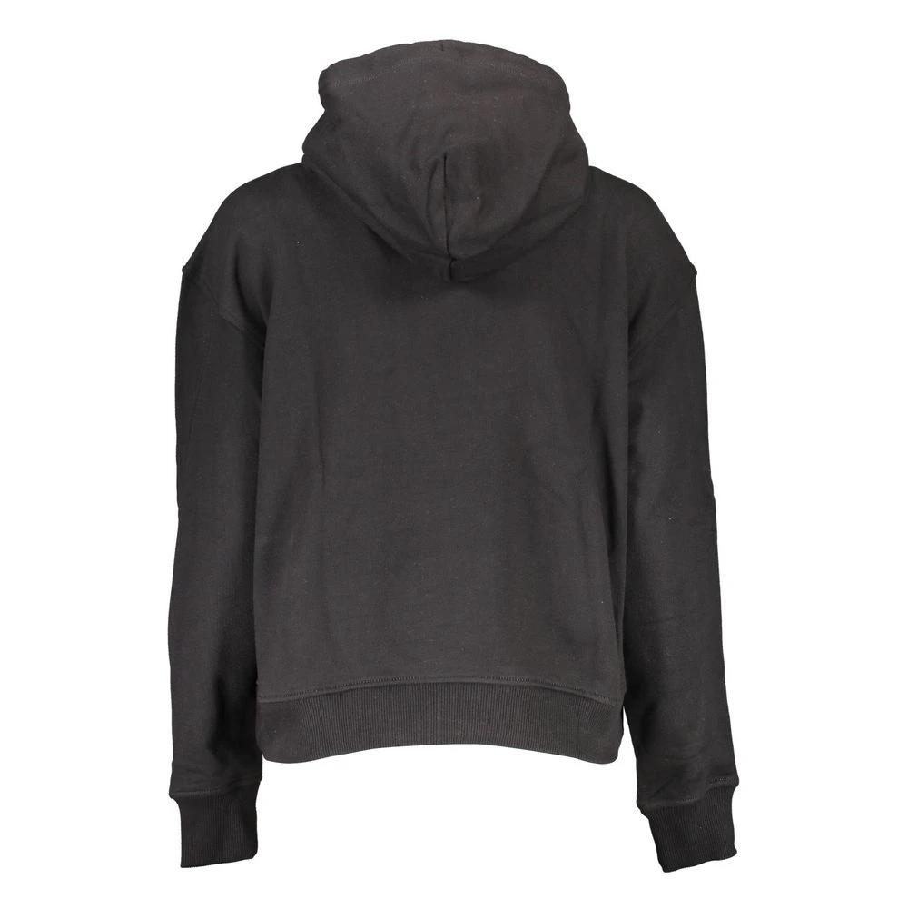Calvin Klein Black Cotton Women Sweatshirt by Calvin Klein