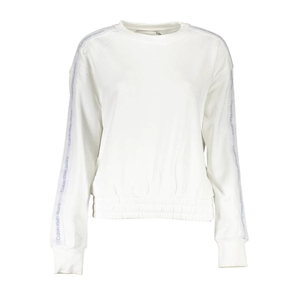 Calvin Klein White Cotton Women Sweatshirt by Calvin Klein