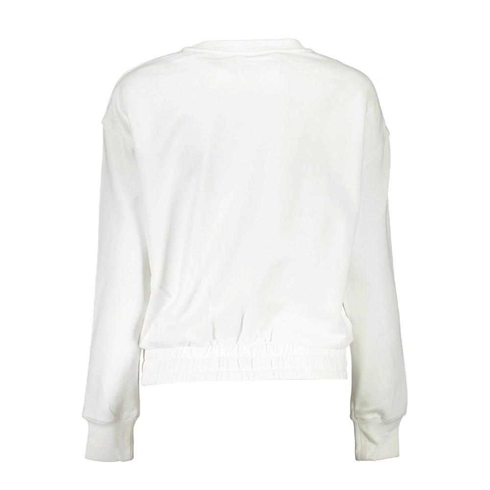 Calvin Klein White Cotton Women Sweatshirt by Calvin Klein
