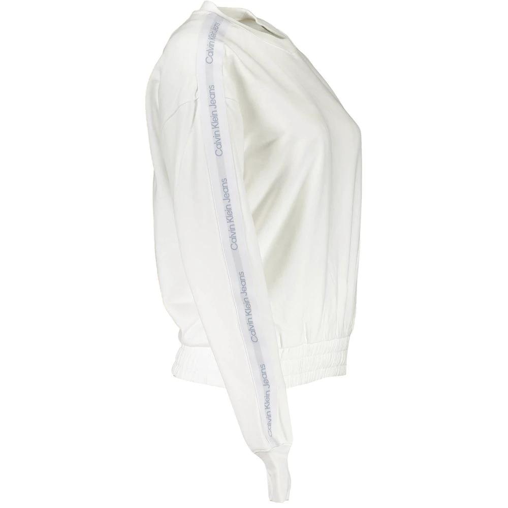 Calvin Klein White Cotton Women Sweatshirt by Calvin Klein