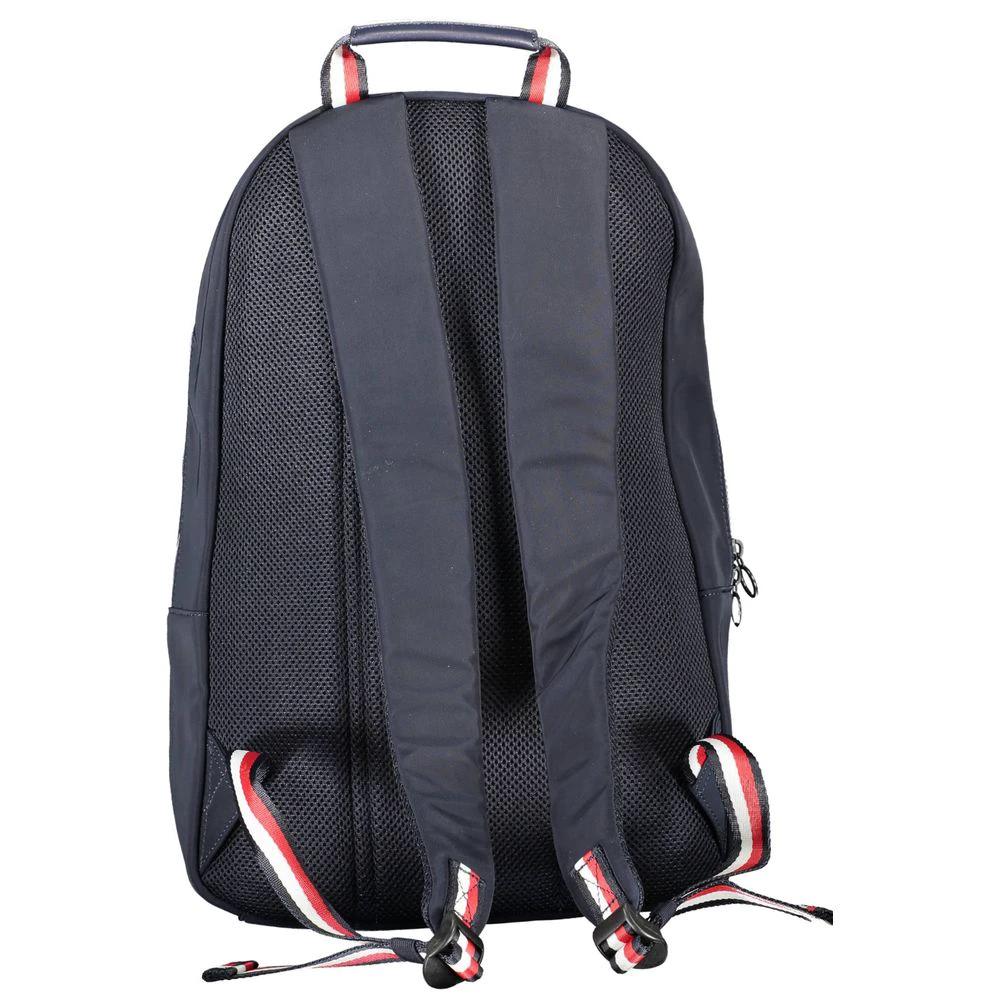 Tommy Hilfiger Blue Polyester Men Backpack by Tommy Hilfiger