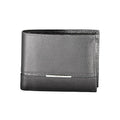 Portefeuille homme en cuir noir Calvin Klein