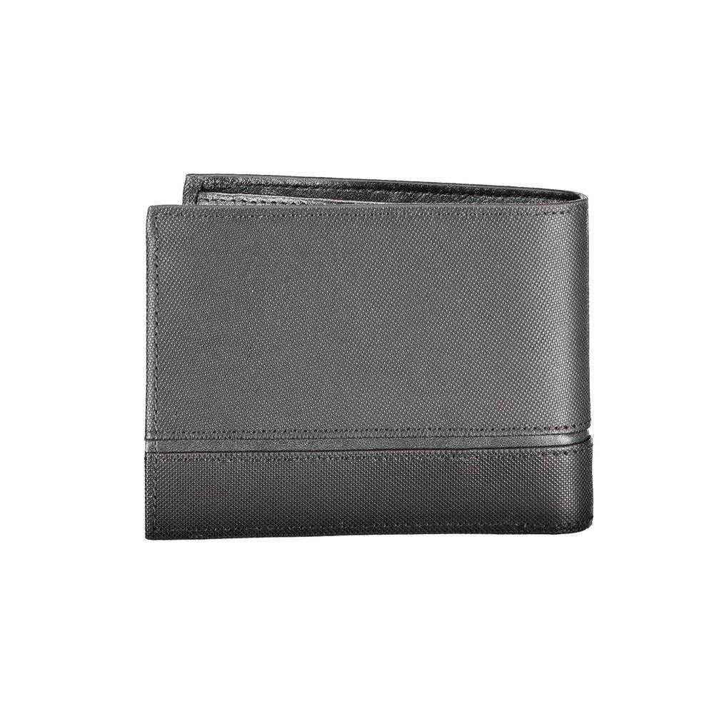 Portefeuille homme en cuir noir Calvin Klein