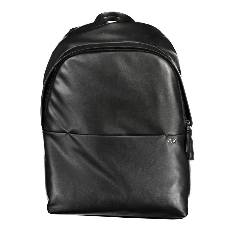 Calvin Klein Nero Polyester Men Backpack Calvin Klein