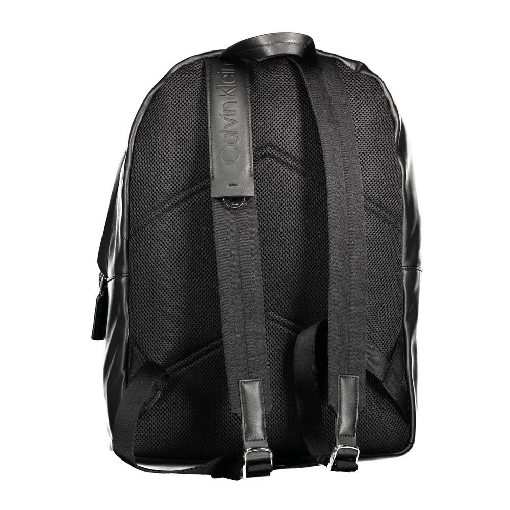 Calvin Klein Nero Polyester Men Backpack Calvin Klein