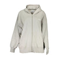 Calvin Klein Grigio Recycled Cotton Donna Felpa