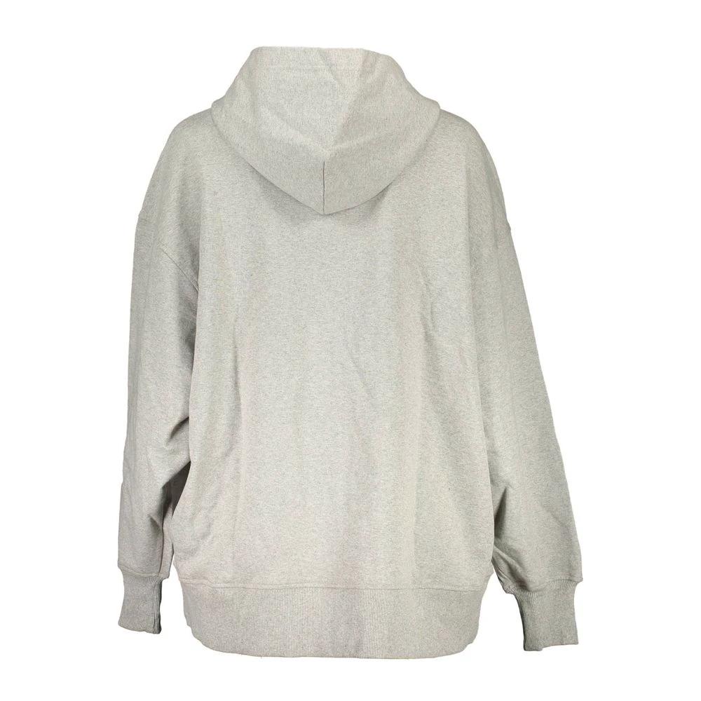Calvin Klein Grigio Recycled Cotton Donna Felpa Calvin Klein