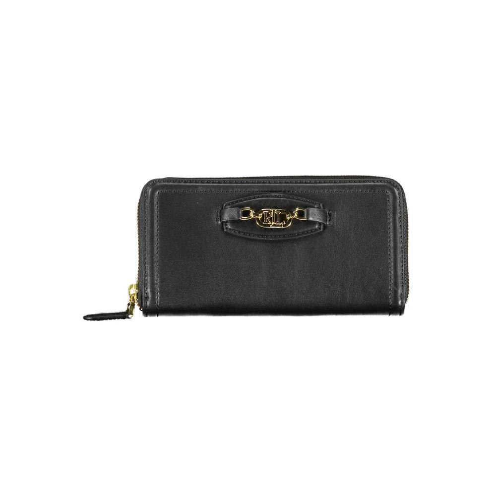 Portefeuille Ralph Lauren noir en polyuréthane pour femme