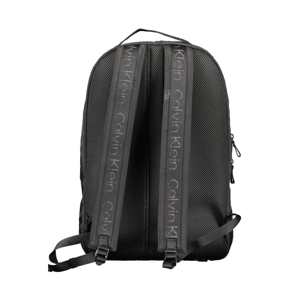 Sac à dos Calvin Klein noir en polyester recyclé pour homme