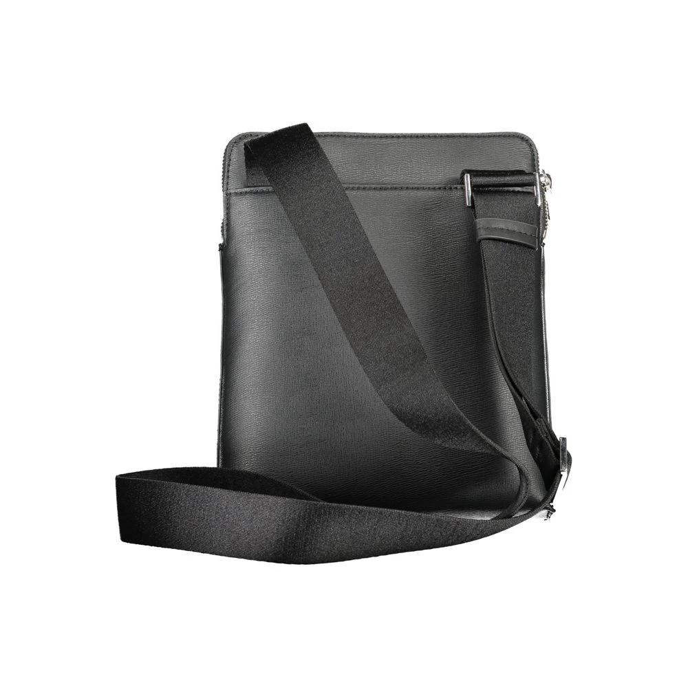 Calvin Klein Black Polyurethane Men Shoulder Bag Calvin Klein