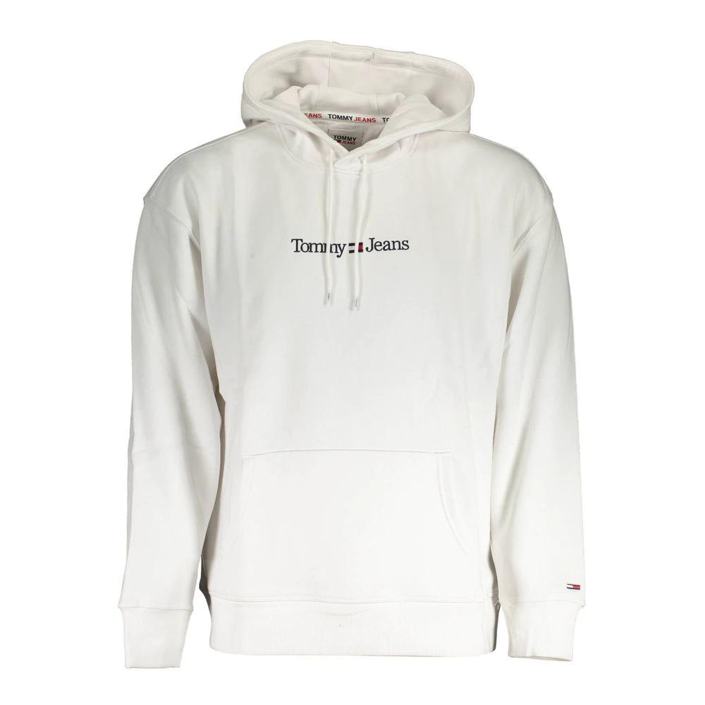 Tommy Hilfiger White Cotton Men Sweater Tommy Hilfiger