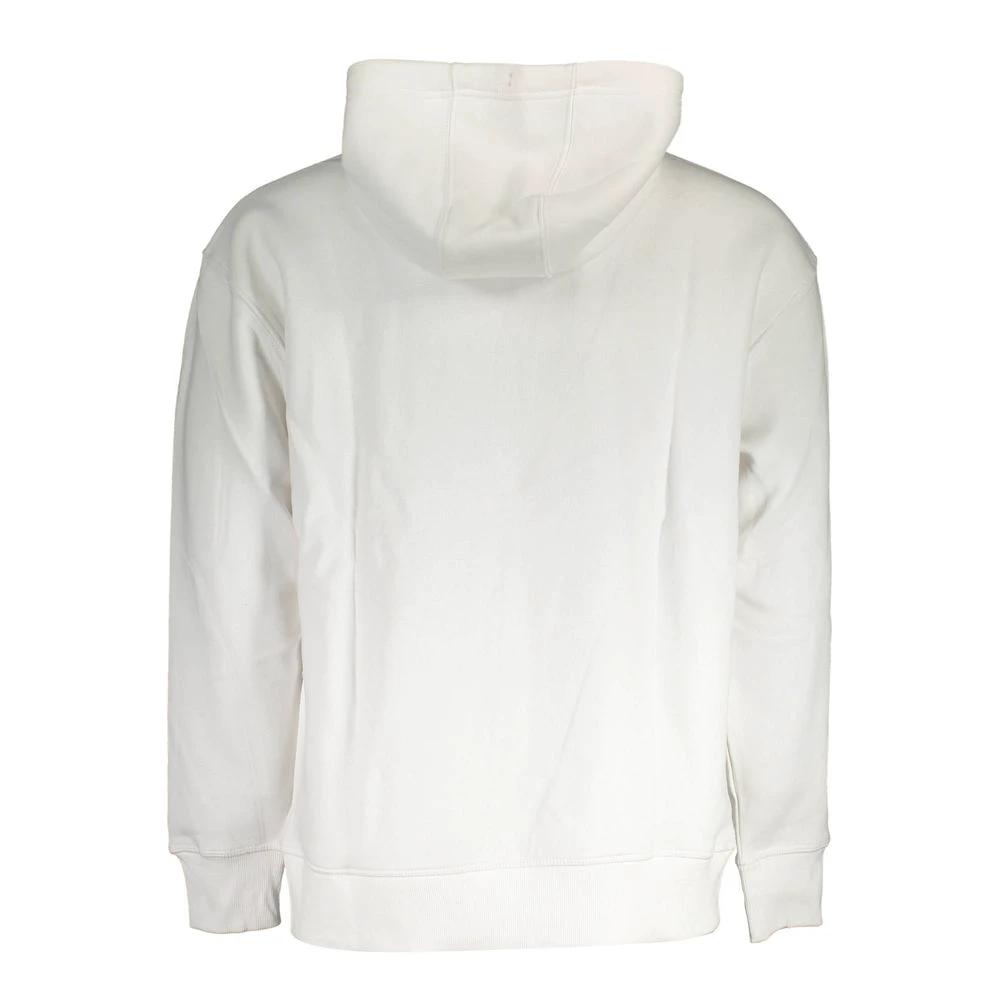 Tommy Hilfiger White Cotton Men Sweater Tommy Hilfiger