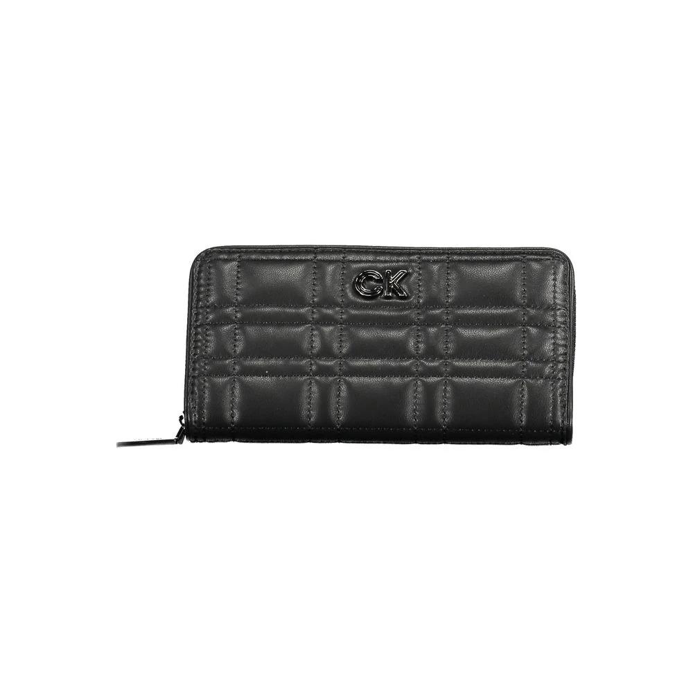 Calvin Klein Nero Polyurethane Women Wallet Calvin Klein