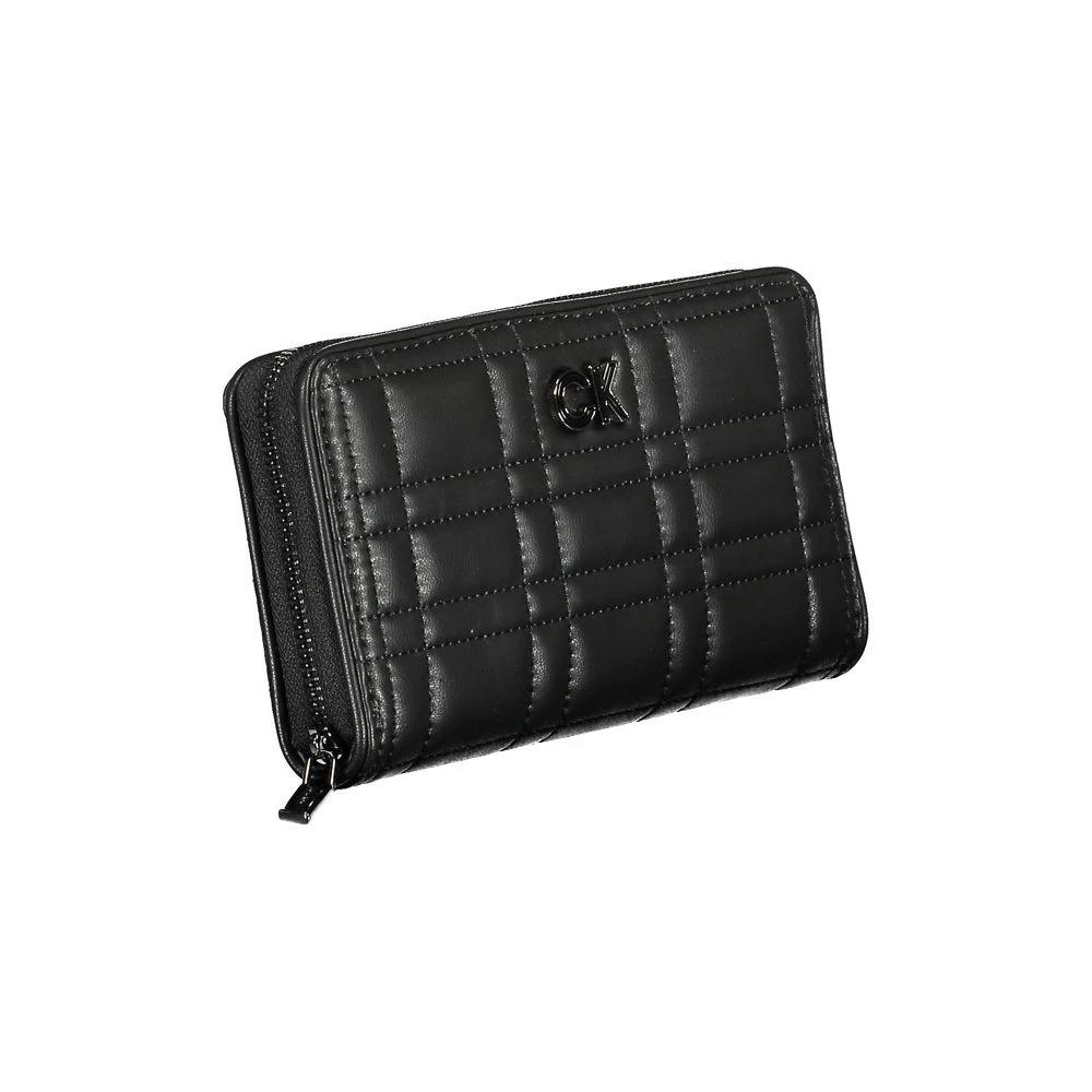 Calvin Klein Nero Polyurethane Women Wallet Calvin Klein