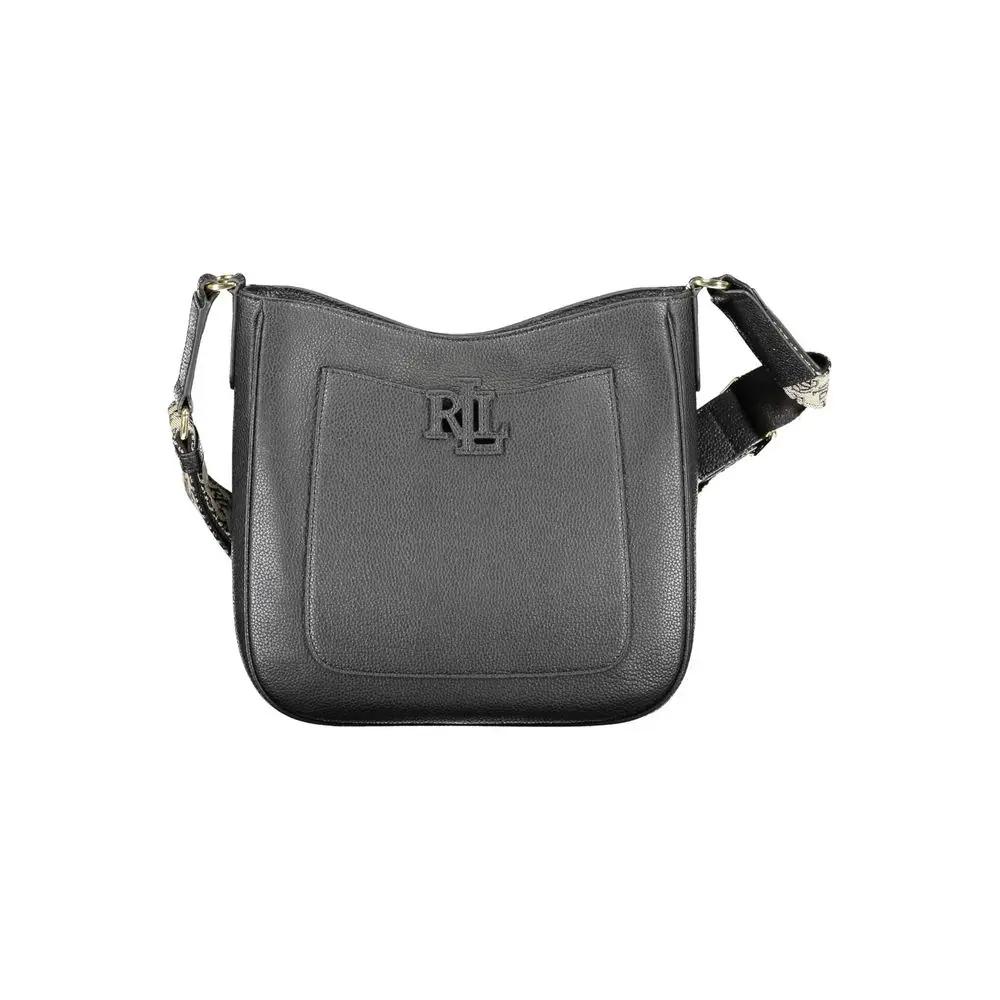 Sac bandoulière femme Ralph Lauren Nero en cuir
