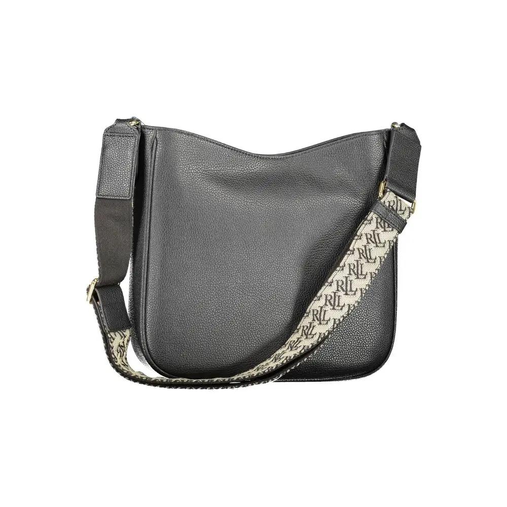 Sac bandoulière femme Ralph Lauren Nero en cuir