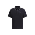 Amiri Black Cotton Polo T-Shirt by Amiri