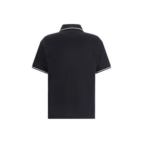 Amiri Black Cotton Polo T-Shirt by Amiri