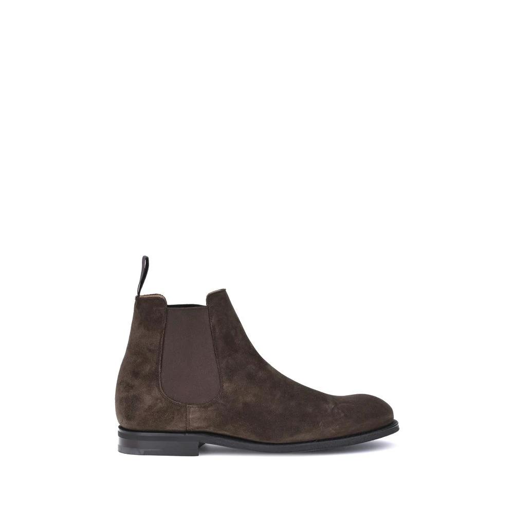 Church's Brown Calf Leather Bos Taurus Chelsea Boots by Church's