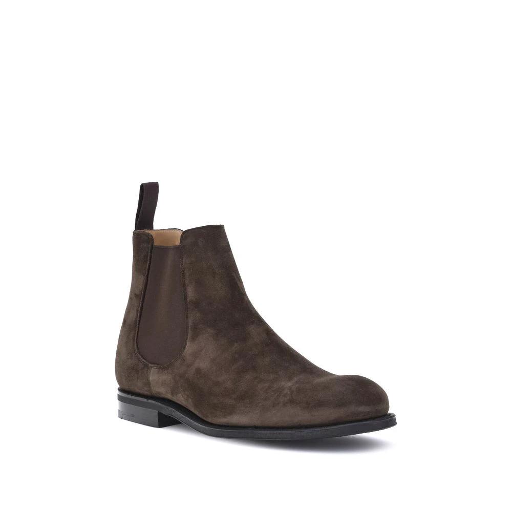 Church's Brown Calf Leather Bos Taurus Chelsea Boots by Church's