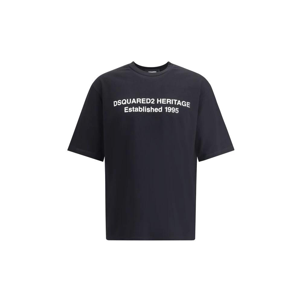 Dsquared² Black Cotton T-Shirt by Dsquared²
