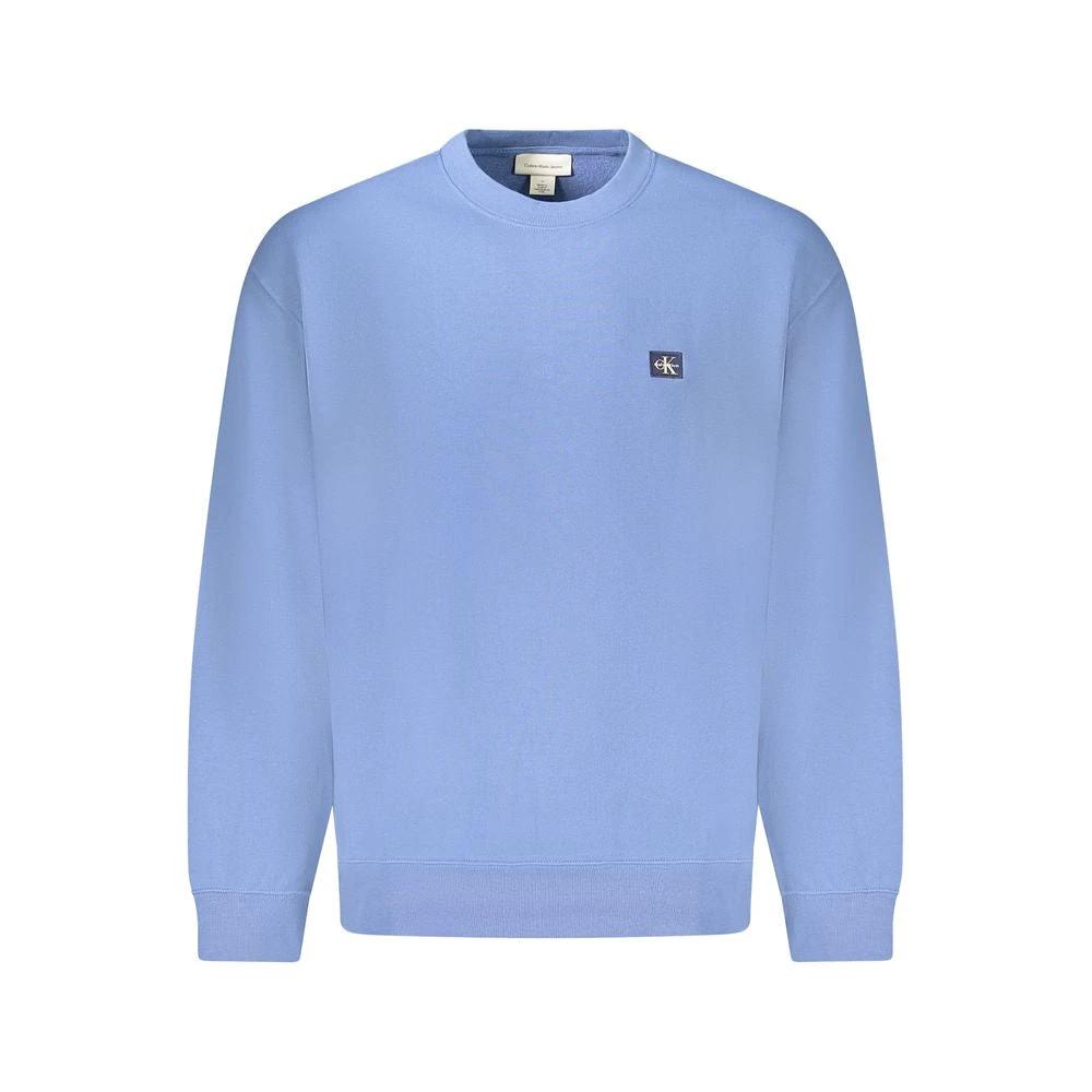 Calvin Klein Blue Cotton Men's Sweatshirt