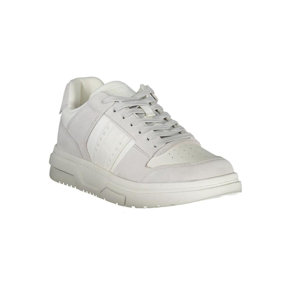 Tommy Hilfiger White Polyurethane Men Sneaker Tommy Hilfiger